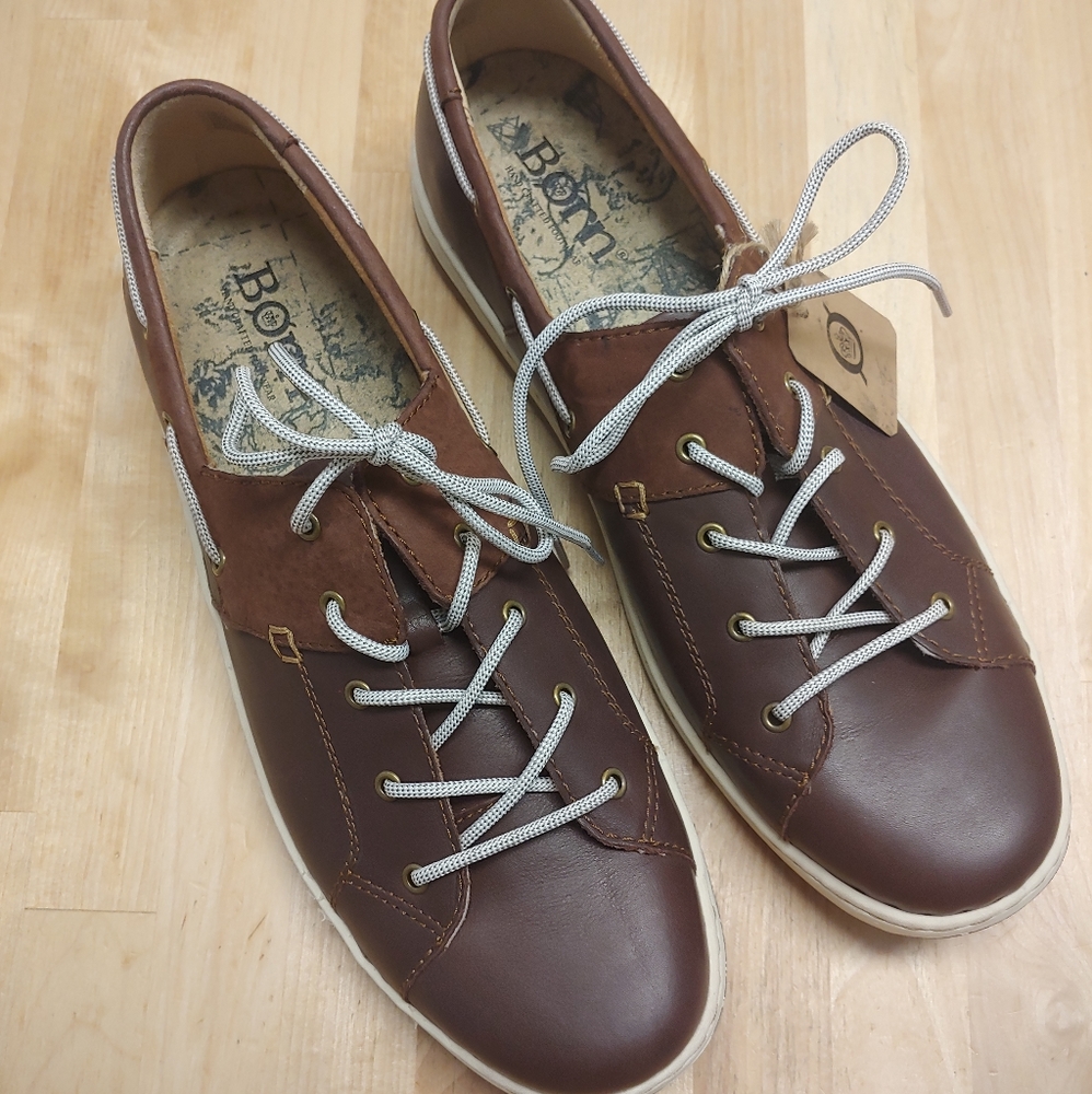 Born Men Leather Loafers Shoes Sz 13